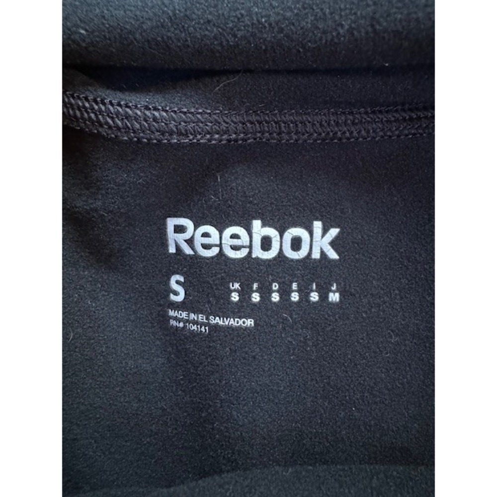 Reebok PlayWarm Black Cowl Neck Thumbhole Long Sleeve Athletic‎ Top Women's - Picture 11 of 14